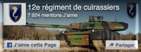 Facebook12e régiment de cuirassiers